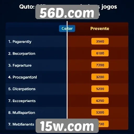 Comparativo entre 56D.com e outras plataformas de jogos